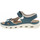 Boty Ženy Sandály Rieker Dámské sandály  64066-14 blau kombi Modrá