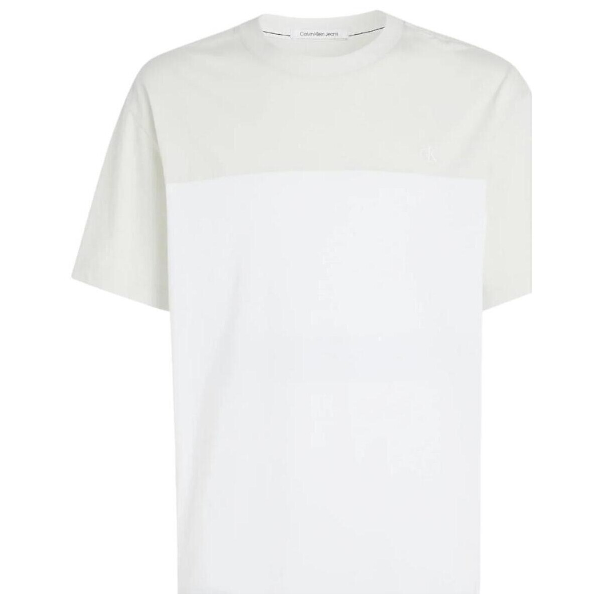 Textil Muži Trička s krátkým rukávem Calvin Klein Jeans  Bílá