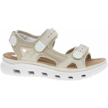 Boty Ženy Sandály Rieker Dámské sandály  64074-60 beige Béžová