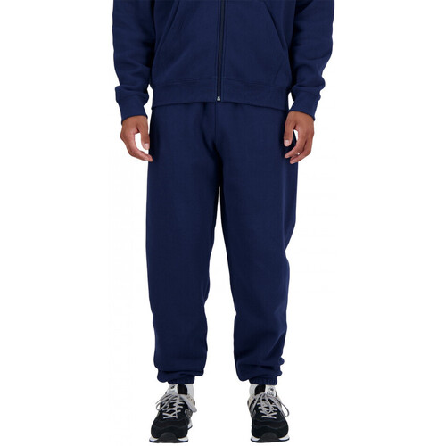 Textil Muži Kalhoty New Balance Sport essentials fleece jogger Modrá