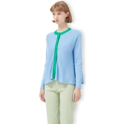 Textil Ženy Kabáty Compania Fantastica COMPAÑIA FANTÁSTICA Cardigan 10216 - Multicolor Zelená