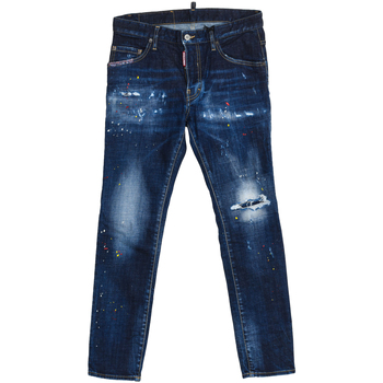Textil Muži Kalhoty Dsquared S74LB0835-S30664-470 Modrá