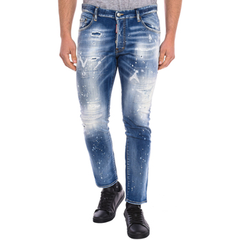 Textil Muži Kalhoty Dsquared S74LB1060-S30789-470 Modrá