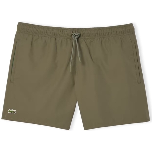 Textil Muži Kraťasy / Bermudy Lacoste Quick Dry Swim Shorts - Vert Kaki Zelená