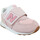 Boty Děti Módní tenisky New Balance 574 Velours Toile Enfant Crystal Růžová