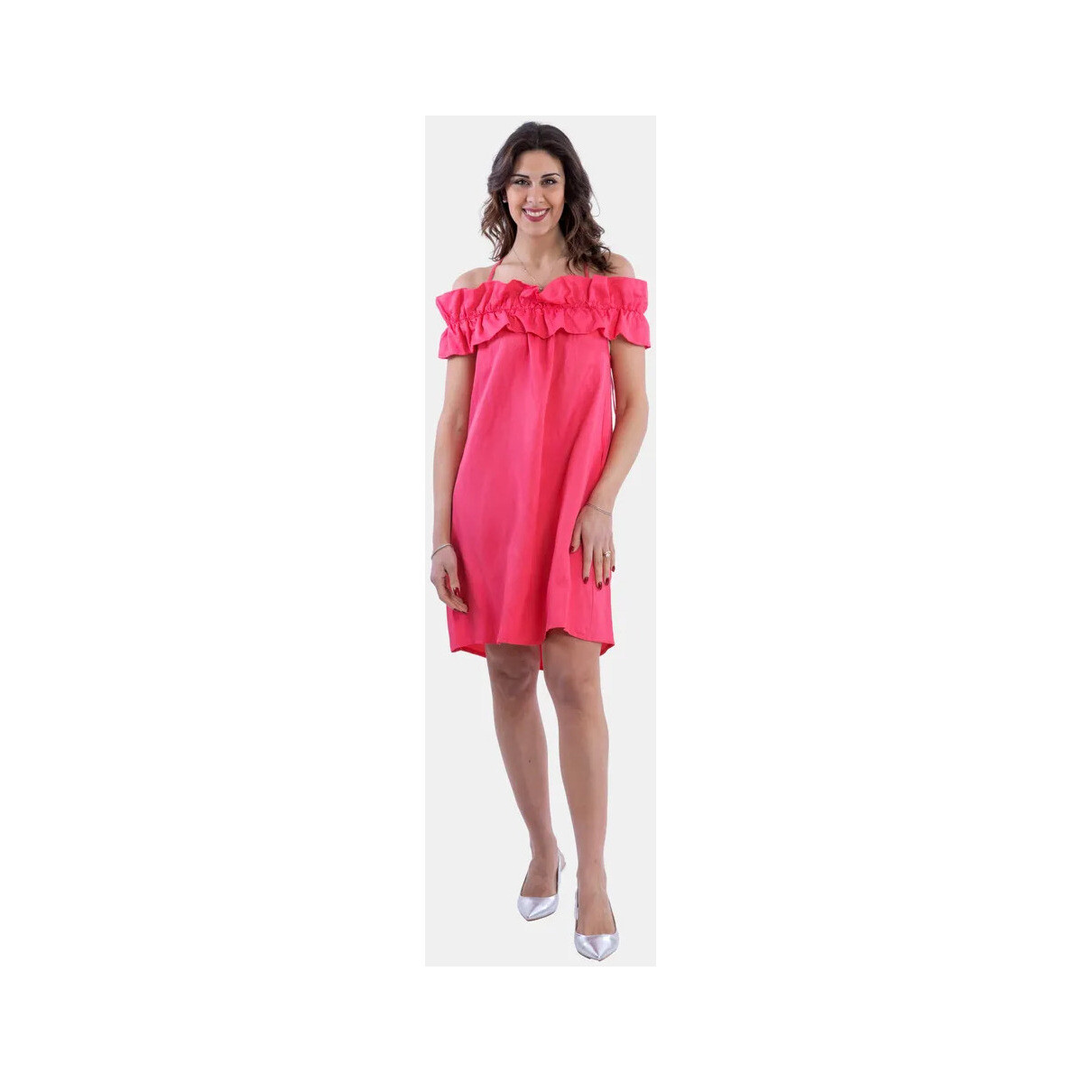 Textil Ženy Šaty Fracomina FS24SD1015W70901 Coral