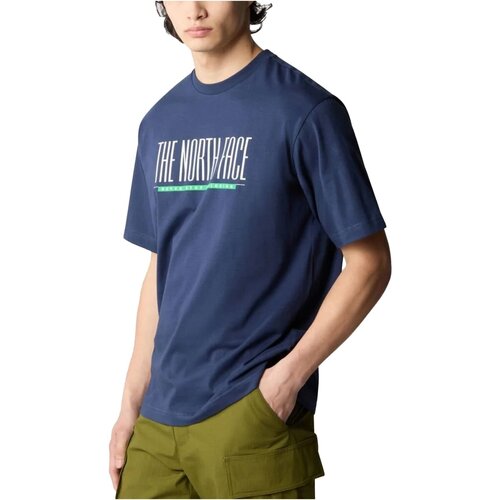 Textil Muži Trička s krátkým rukávem The North Face NF0A87E78K21 Modrá
