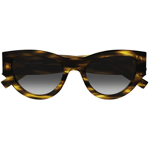 Hodinky & Bižuterie Ženy sluneční brýle Yves Saint Laurent Occhiali da Sole Saint Laurent SL M94 005 Hnědá