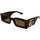 Hodinky & Bižuterie Ženy sluneční brýle Gucci Occhiali da Sole  GG1425S 002 Hnědá