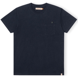 Textil Muži Trička & Pola Revolution T-Shirt Regular 1341 WEI - Navy Modrá