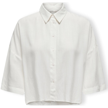 Textil Ženy Halenky / Blůzy Only Noos Astrid Life Shirt 2/4 - Cloud Dancer Bílá