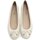 Boty Ženy Baleríny  Tamaris Comfort 8-52102-42 krémové dámské nadměrné baleríny Béžová