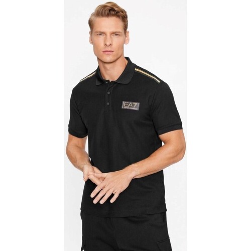 Textil Muži Trička s krátkým rukávem Emporio Armani EA7 6RPF10 PJRYZ Černá