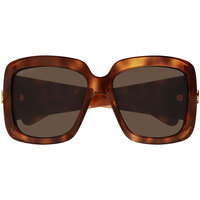 Hodinky & Bižuterie sluneční brýle Gucci Occhiali da Sole  GG1402S 002 Hnědá