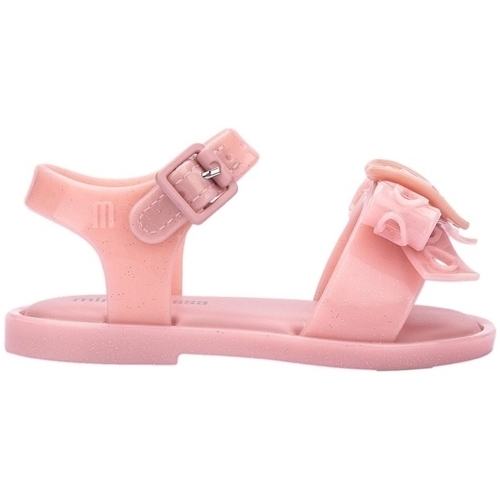 Boty Děti Sandály Melissa MINI  Mar Baby Sandal Hot - Glitter Pink Růžová