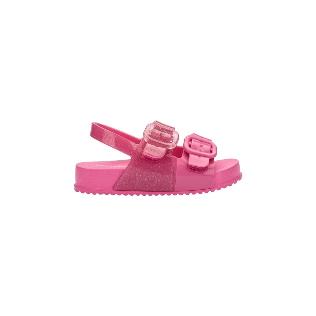Boty Děti Sandály Melissa MINI  Baby Cozy Sandal - Glitter Pink Růžová