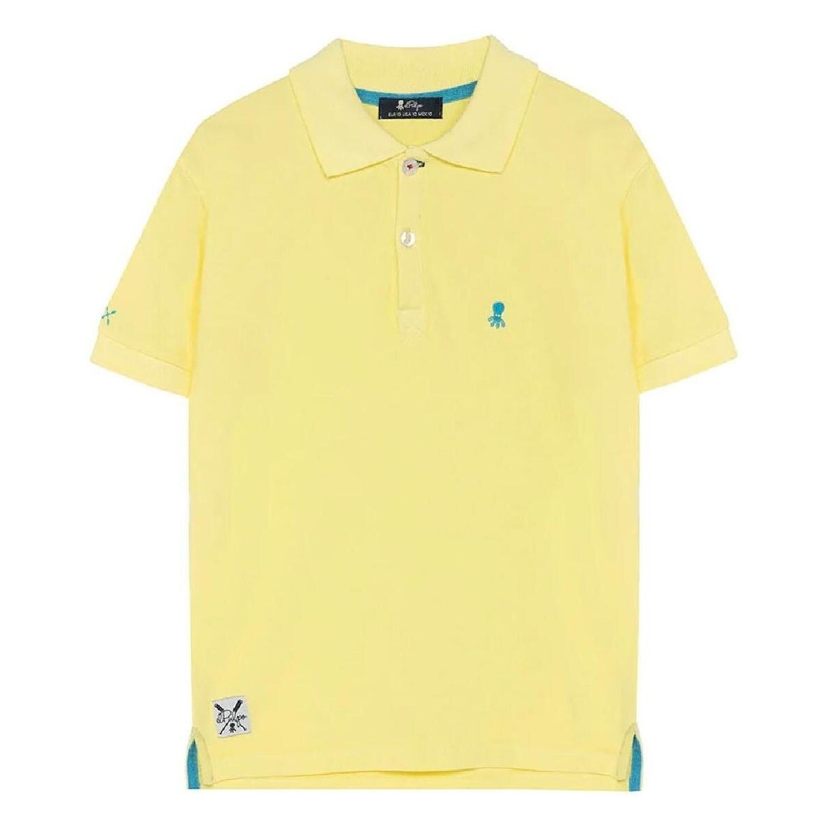 Textil Chlapecké Trička s krátkým rukávem Elpulpo  Žlutá