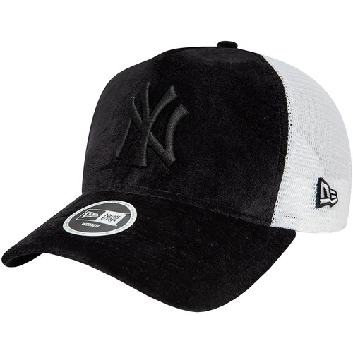 Textilní doplňky Kšiltovky New-Era New York Yankees Velour Trucker Cap Černá