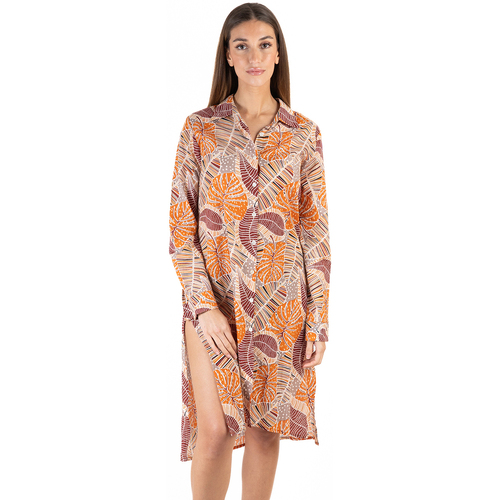 Textil Ženy Krátké šaty Isla Bonita By Sigris Krátké Šaty Oranžová
