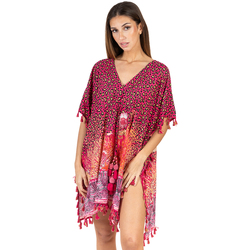 Textil Ženy Šaty Isla Bonita By Sigris Kaftan Růžová