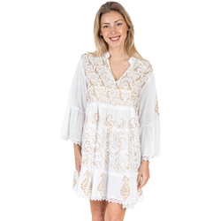Textil Ženy Krátké šaty Isla Bonita By Sigris Krátké Šaty Bílá