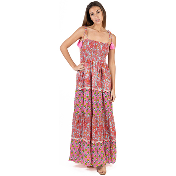 Textil Ženy Šaty Isla Bonita By Sigris Šaty Růžová