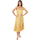 Textil Ženy Společenské šaty Isla Bonita By Sigris Dlouhé Midi Šaty Žlutá