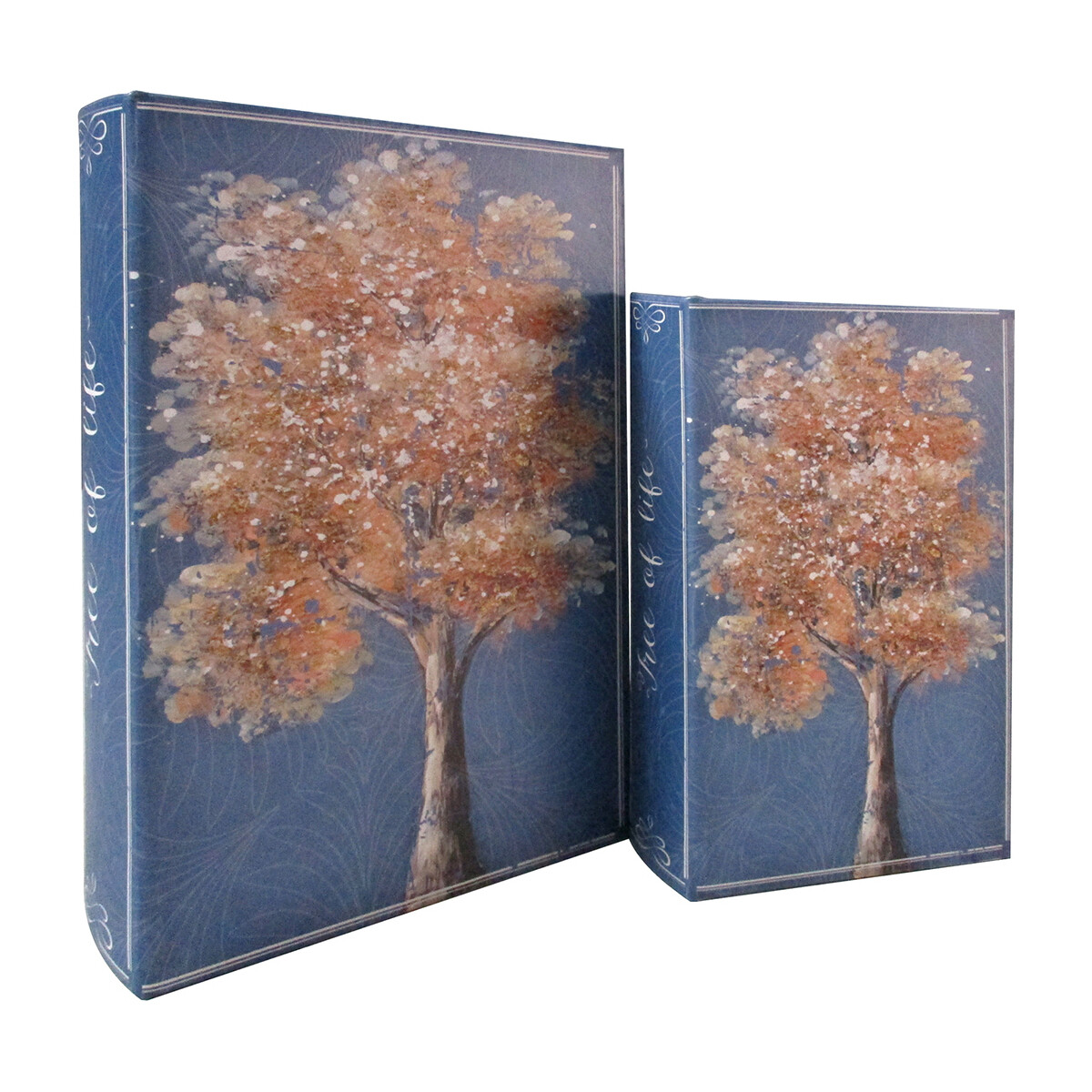 Bydlení Koše / bedny Signes Grimalt 2U Tree Book Box Modrá