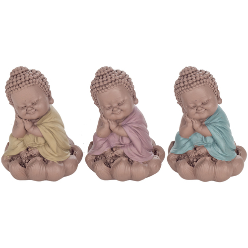 Bydlení Sošky a figurky Signes Grimalt Buddha Postava Meditace 3 Uni. Hnědá