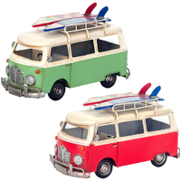 Bydlení Sošky a figurky Signes Grimalt Obrázek Car Van Surf 2 Uni. Červená