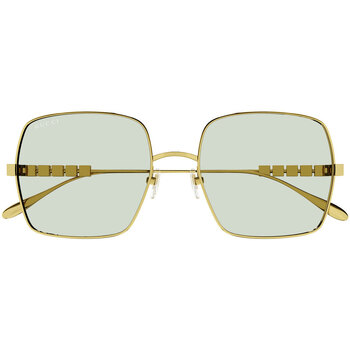 Hodinky & Bižuterie Ženy sluneční brýle Gucci Occhiali da Sole  GG1434S 003 Zlatá