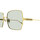 Hodinky & Bižuterie Ženy sluneční brýle Gucci Occhiali da Sole  GG1434S 003 Zlatá