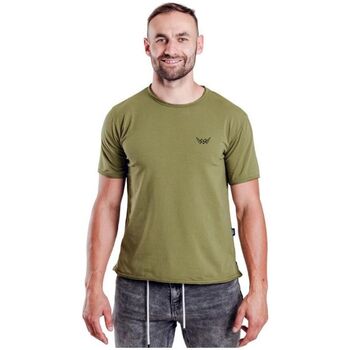 Textil Muži Trička s krátkým rukávem Vuch pánské tričko Zoran zelená Zelená