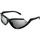 Hodinky & Bižuterie sluneční brýle Balenciaga Occhiali da Sole  Extreme BB0289S 001 Černá
