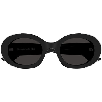 Hodinky & Bižuterie Ženy sluneční brýle McQ Alexander McQueen Occhiali da Sole  AM0445S 001 Černá