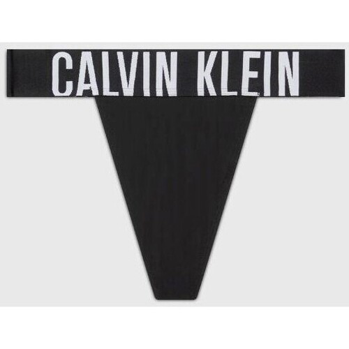 Spodní prádlo Ženy Slipy Calvin Klein Jeans 000QF7638EUB1 THONG Černá