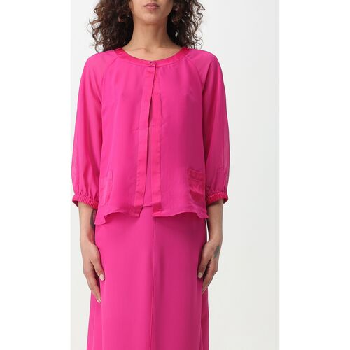 Textil Ženy Košile / Halenky Emporio Armani E3NC1BF9906 309 Růžová
