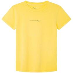 Textil Chlapecké Trička s krátkým rukávem Pepe jeans  Žlutá