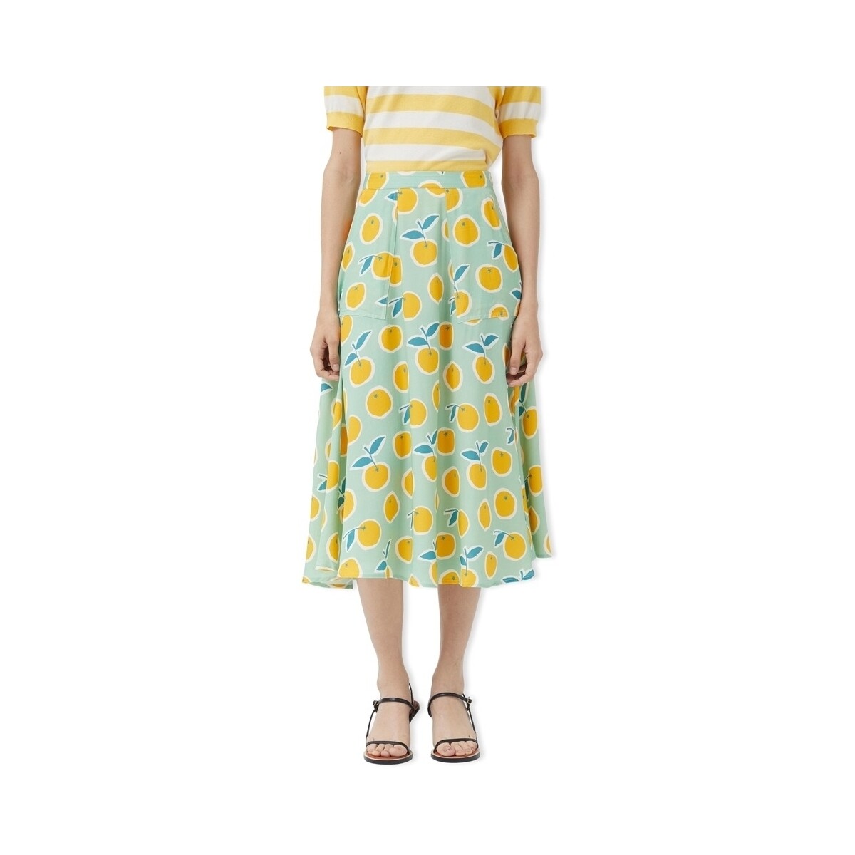 Textil Ženy Sukně Compania Fantastica COMPAÑIA FANTÁSTICA Skirt 12006 - Conversational 13 Žlutá