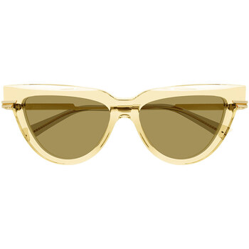 Hodinky & Bižuterie sluneční brýle Bottega Veneta Occhiali da Sole  BV1265S 004 Žlutá