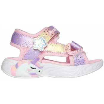 Boty Dívčí Sandály Skechers Unicorn dreams sandal - majes Růžová