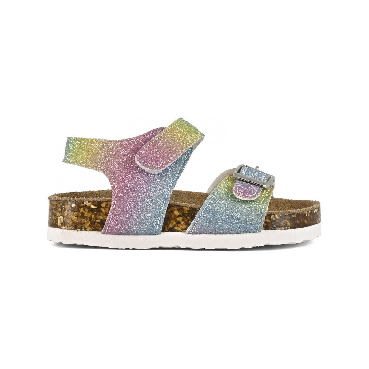 Boty Dívčí Sandály Colors of California Bio sandal microglitter           