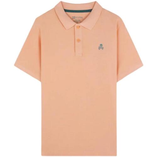 Textil Chlapecké Trička s krátkým rukávem Scalpers  Oranžová