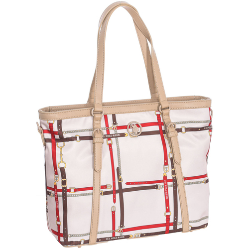 Taška Ženy Velké kabelky / Nákupní tašky U.S Polo Assn. BEUHU5905WIP-BEIGE Béžová