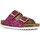 Boty Ženy Sandály Colors of California Glitter sandal 2 buckles Růžová