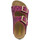 Boty Děti Sandály Colors of California Glitter sandal 2 buckles Růžová
