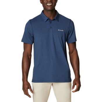 Columbia Polo s krátkými rukávy Tech Trail Polo Shirt - Modrá