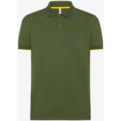 Textil Muži Polo s krátkými rukávy Sun68 A34113 Zelená