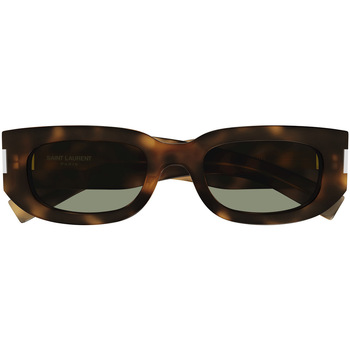 Yves Saint Laurent sluneční brýle Occhiali da Sole Saint Laurent SL 697 002 - Hnědá