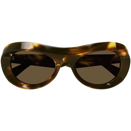 Hodinky & Bižuterie Ženy sluneční brýle Bottega Veneta Occhiali da Sole  BV1284S 002 Hnědá
